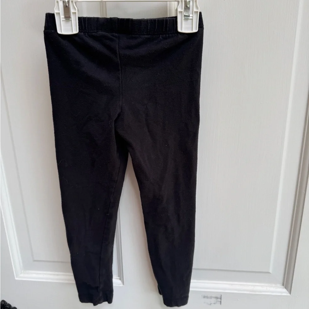 The Children's Place 3T Girls Black Leggings Stretchy Fit Pants